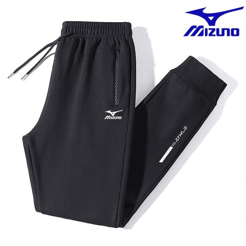 mizuno wave美津濃运动长裤男宽松大码速干长裤休闲直筒束脚卫裤 - 图0