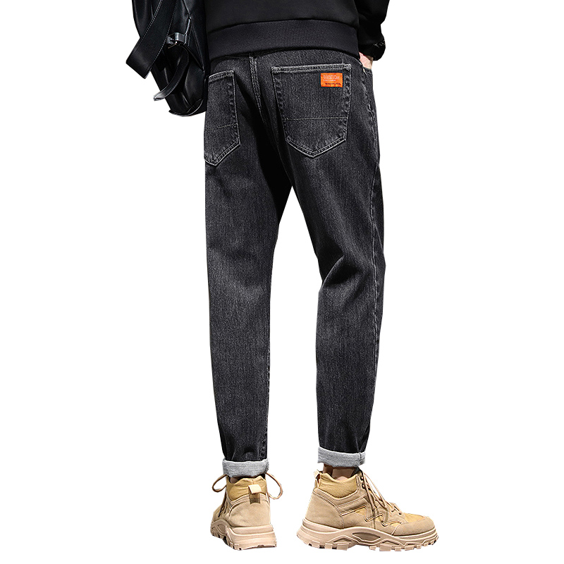 男士韩版修身九分潮牌秋季牛仔裤 天天特卖工厂店牛仔裤