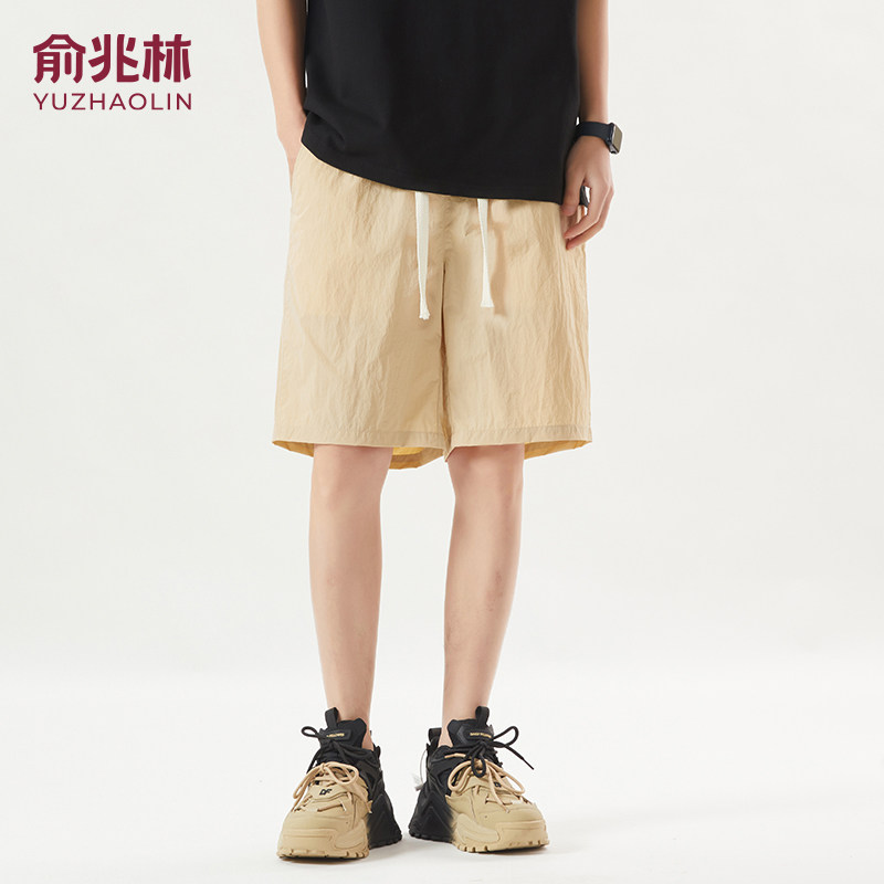 俞兆林新品夏季薄款男士短裤速干透气运动休闲五分裤健身跑步短裤