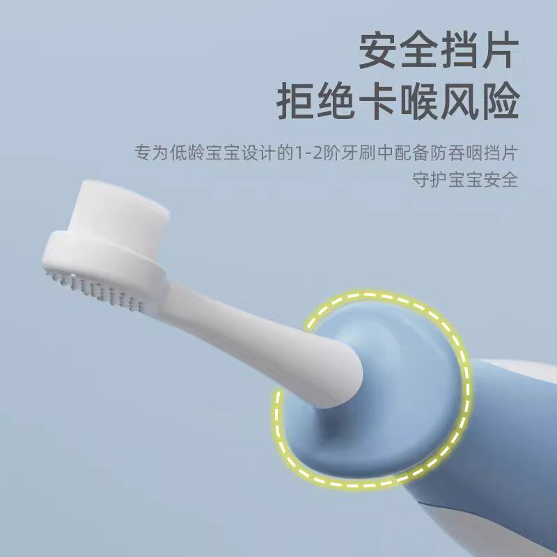 儿童牙刷万毛宝宝0-1-2-5-6-12岁乳牙刷软毛婴儿刷牙硅胶牙齿清洁