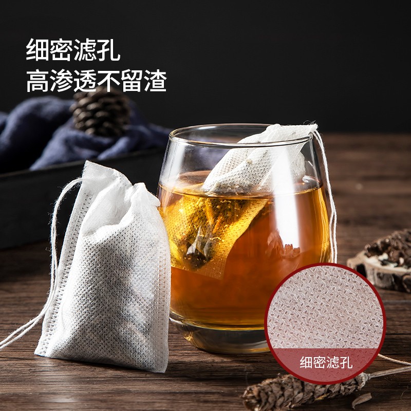 无纺布茶包袋一次性纱布过滤袋食品级茶叶泡茶袋中药煎药袋卤料袋 - 图1