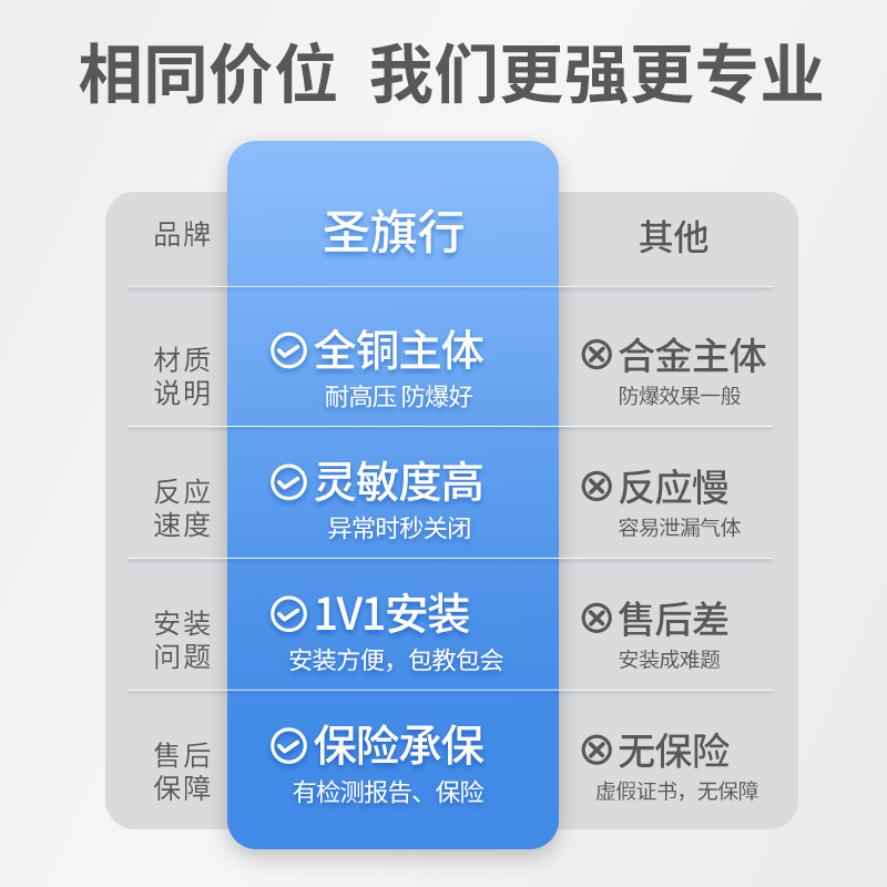 燃气自闭阀自动断气家用热水器漏气燃气阀关闭低压高压泄漏大流量 - 图2