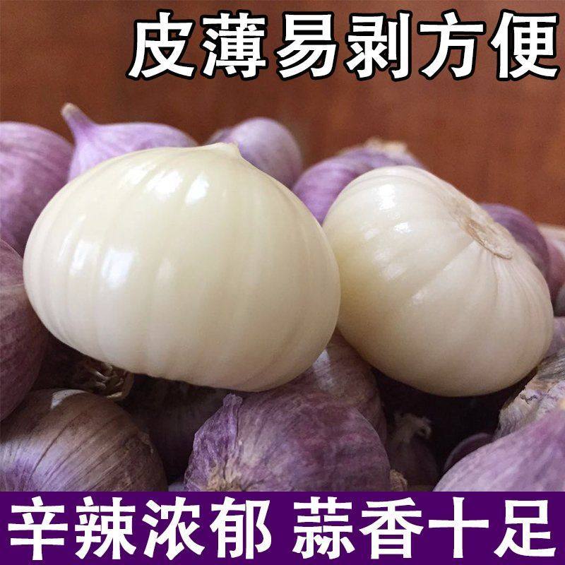 云南大理紫皮独头蒜3.0-3.5cm5斤不熏硫 蒜香浓耐放泡醋炒菜佳,淘宝优惠券,粉丝福利购,淘宝优惠卷