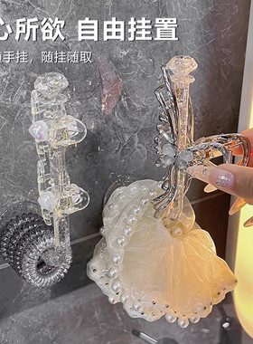发圈头绳收纳架宿舍发箍发绳挂钩首饰架学生发卡发饰头箍收纳神器