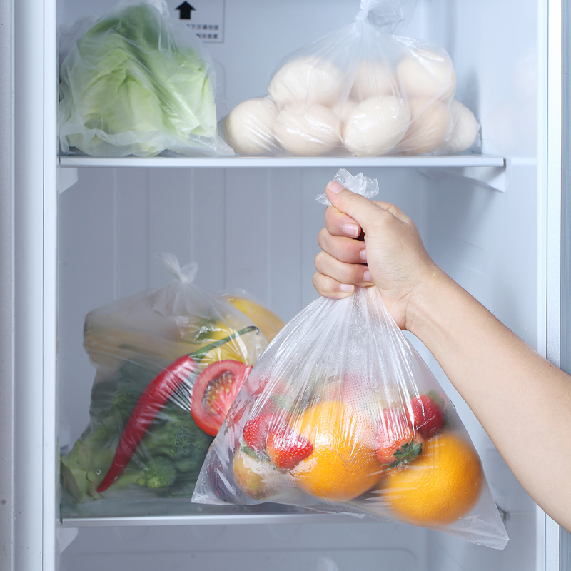 保鲜袋食品级家用食品袋加厚一次性塑料袋冰箱冷冻专用耐高温密封 - 图0