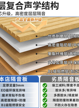 墙面卧室软装贴客厅隔音毡