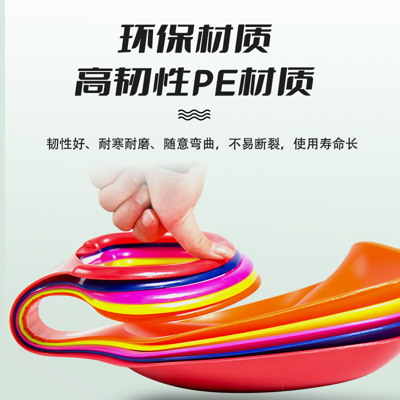 滑草板儿童滑雪板滑沙板加厚耐磨成人草坪滑垫草地滑板划草垫滑冰 - 图0