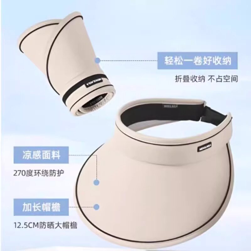 夏季必备！大帽檐防晒帽女UV