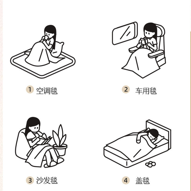 冬季三层加棉牛奶绒毛毯铺床加厚办公室午休小毯子保暖沙发盖被毯,淘宝优惠券,粉丝福利购,淘宝优惠卷