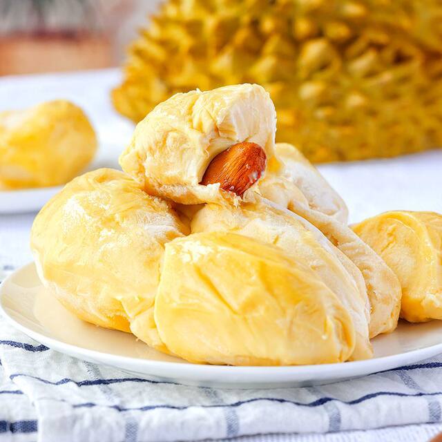Thailand imported frozen durian meat tree ripe Musang King durian meat 650g durian fresh fruit