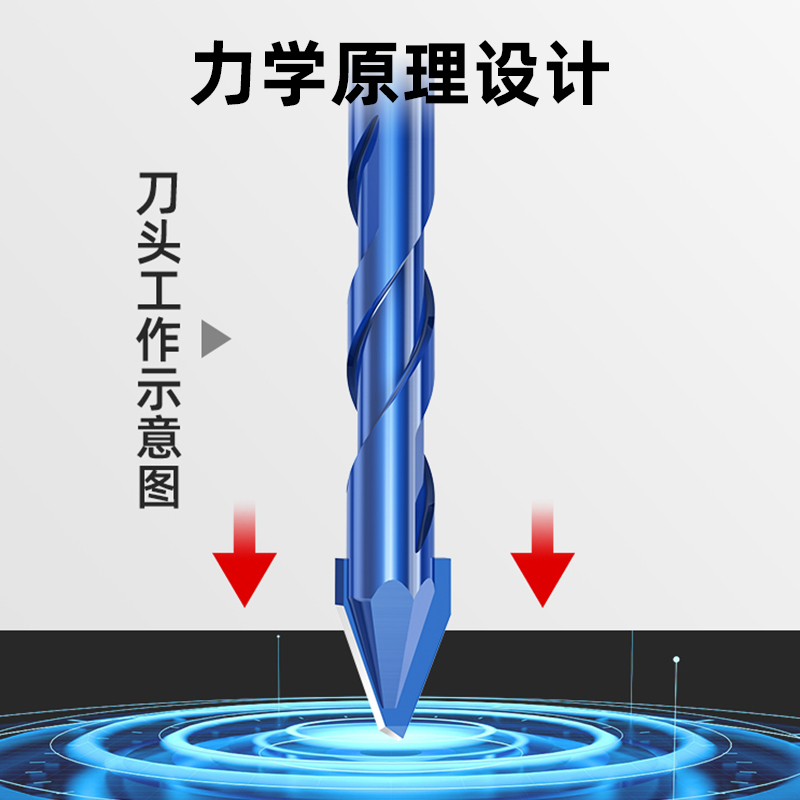 偏心钻头瓷砖打孔开孔器超硬歪头三角混凝土大理石手电钻专用神器 - 图1