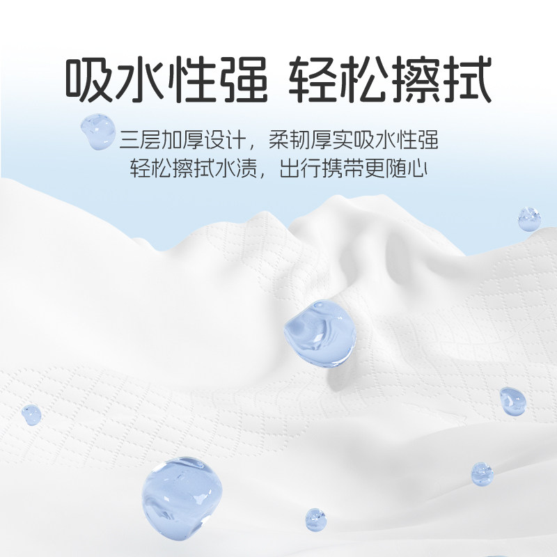 漫花手帕纸便携装小包面巾纸餐巾抽纸学生宿舍实惠装卫生纸木浆