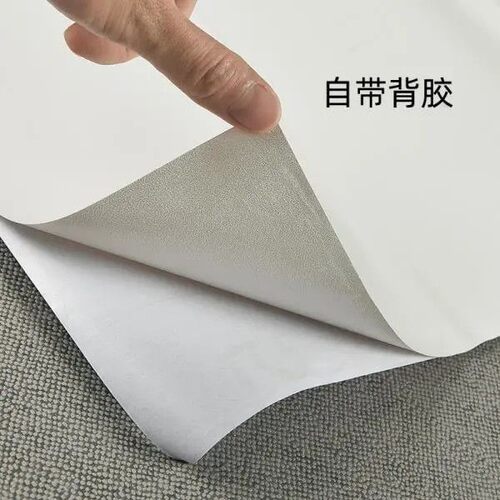家具墙纸自粘防水防潮可擦洗卧室温馨自贴壁纸纯白色翻新宿舍贴纸 - 图2
