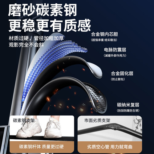 投影仪支架桌面小型伸缩放置台适用于极米hs3当贝d3x坚果小米投影机落地三角支架家用床头托盘放置三脚架 - 图0