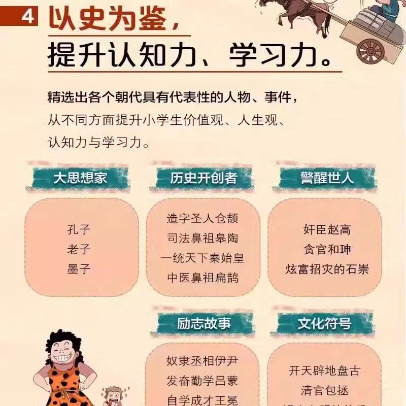 捂着门牙学历史漫画书全套6册正版 熊夫子历史书籍小学生阅读课外书籍三年级四五六年级必读6-12岁儿童读物中国历史类书漫画中国史,淘宝优惠券,粉丝福利购,淘宝优惠卷