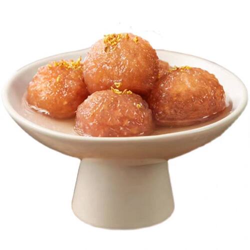 扬州特产藕粉圆子手工莲藕粉大汤圆黑芝麻馅紫薯馅冬至元宵豆沙 - 图3