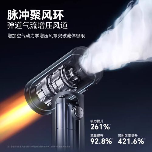 电脑吸尘器主机清理灰尘工具机箱键盘清灰手持小型吹吸一体高强力 - 图1