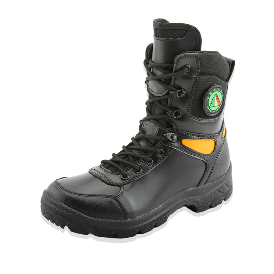 Forest protective boots emergency boots black high top wear-resistant puncture-proof ranger work boots lightweight shock-absorbing hiking boots