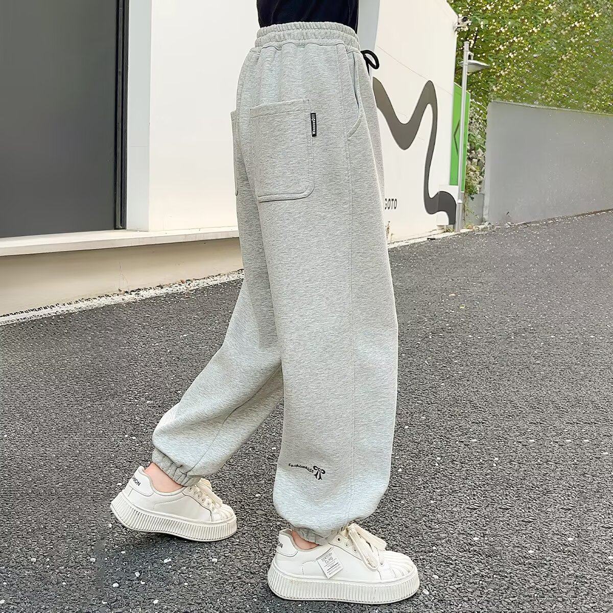 女童裤子2026春秋款童装儿童秋冬加绒休闲卫裤洋气中大童春装运动,淘宝优惠券,粉丝福利购,淘宝优惠卷