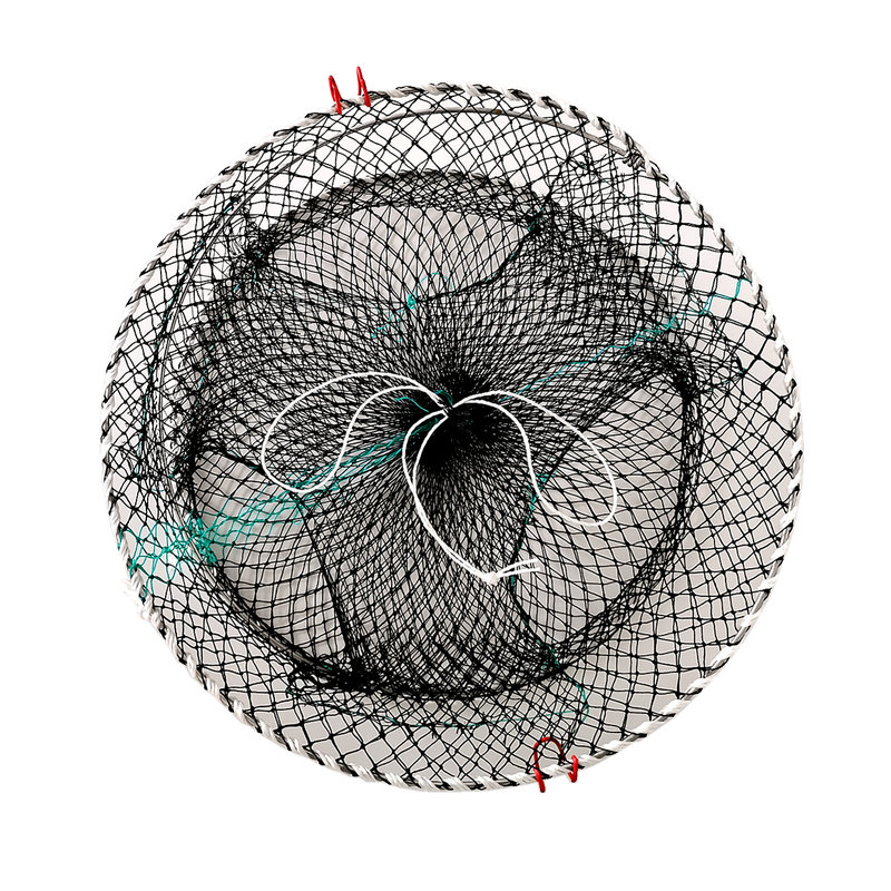 海用螃蟹笼子加粗折叠捕蟹笼龙虾网捕鱼神器甲鱼笼抓螃蟹工具加重-图3