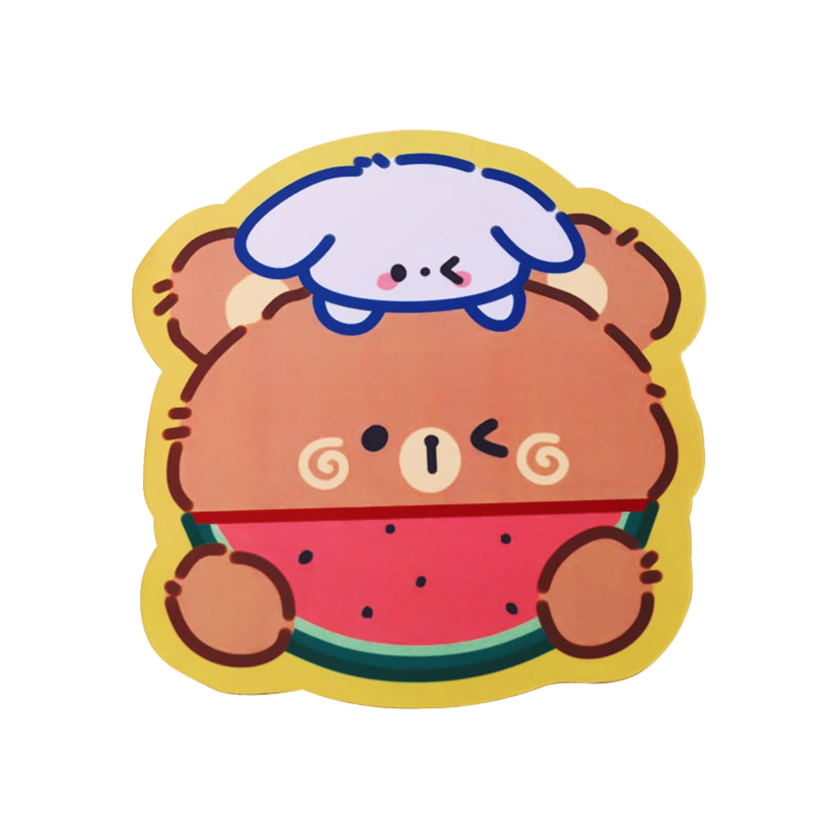 可爱卡通食物鼠标垫男女生电脑键盘垫护腕垫子办公室桌面滑鼠垫