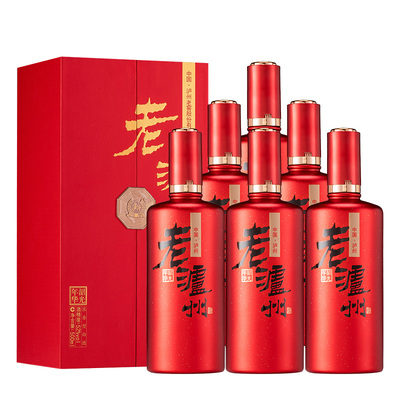 【年货送礼】52度泸州老窖股份老泸州韶光年华红色喜庆装整箱6瓶