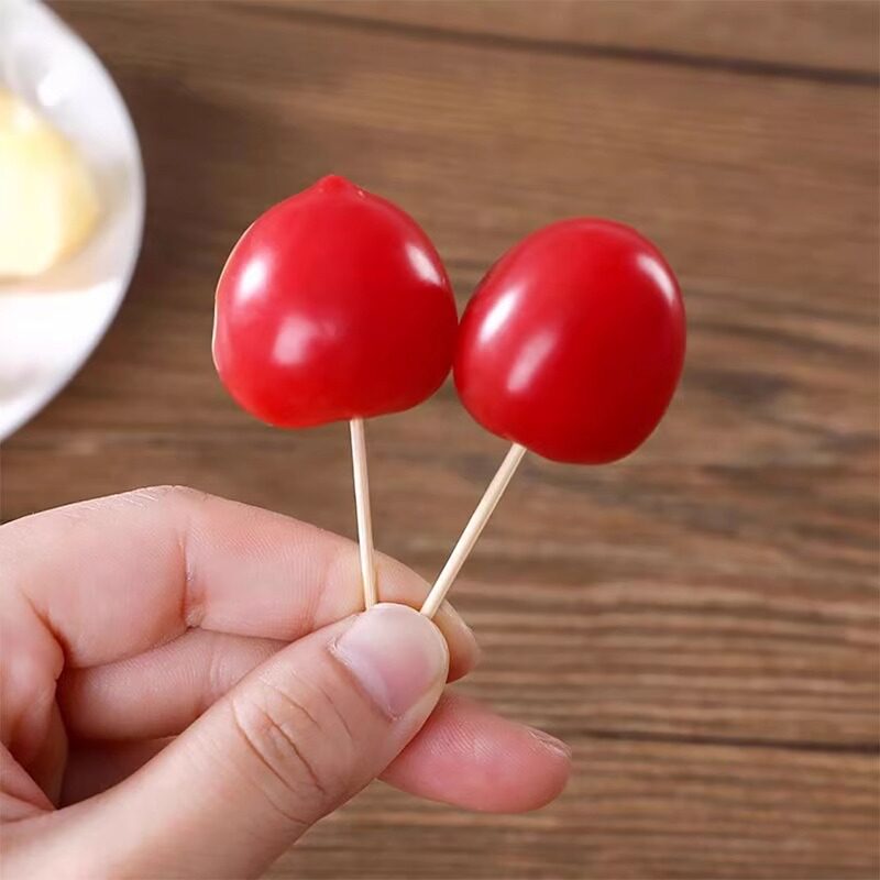 牙签家用一次性双头精细竹牙签高档牙签盒剔牙神器酒店餐厅水果签