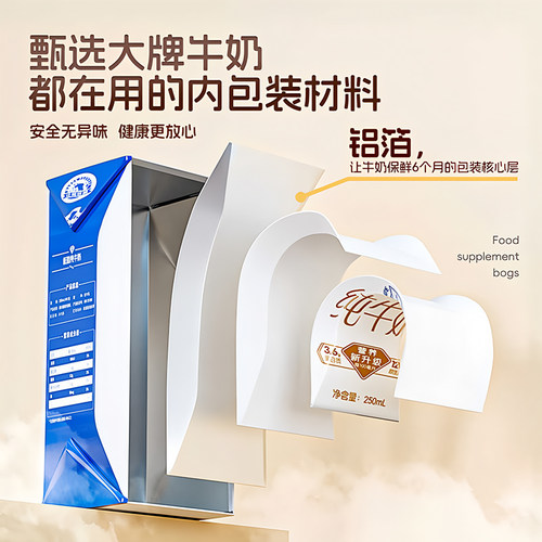 铝箔保鲜袋密封袋冰箱冷冻自封袋拉链式食品级封口分装袋收纳食物 - 图1