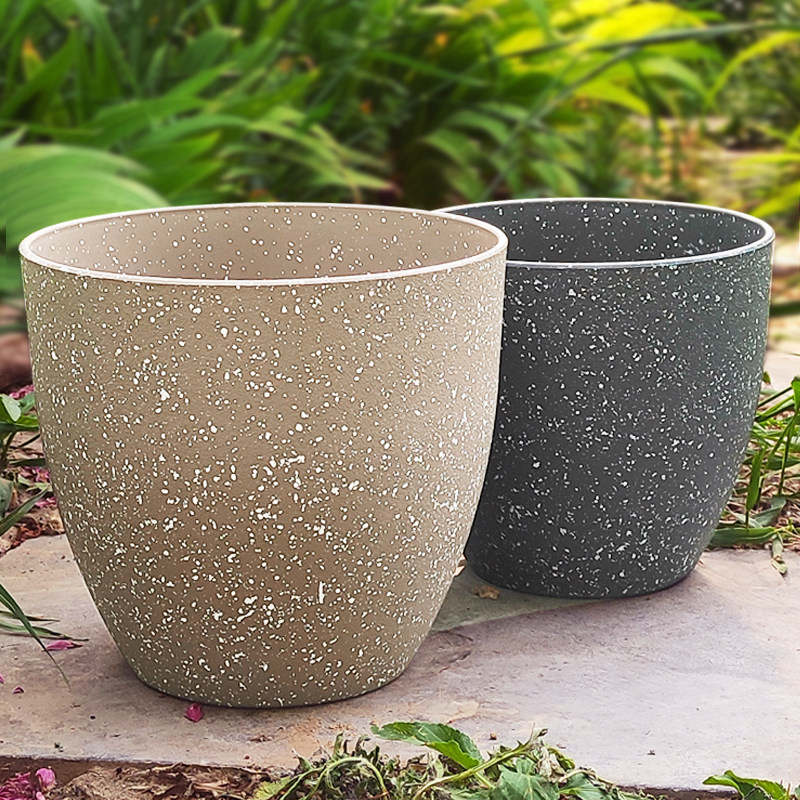 仿石磨砂树脂花盆欧式花盆加厚耐用环保塑料花盆吊盆套盆养花盆,淘宝优惠券,粉丝福利购,淘宝优惠卷