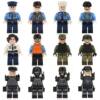 Building block doll toy 2025 motorcycle ninja jigsaw puzzle doll sports car boy assembled and inserted randomly