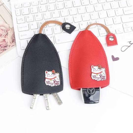 Ausziehbare Schlüsseltasche, Aufbewahrung, Mini-Schutzhülle, Herrentür, Damen-Auto, universal, niedlicher Cartoon-Autoschlüssel