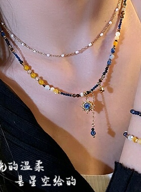 [星空项链]铜合金项链女款2026新款小众轻奢高级感锁骨链