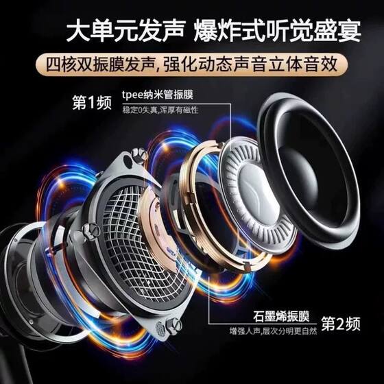 Voice of Berlin's new hanging neck Bluetooth headset wireless heavy bass ultra-long standby digital display sports noise reduction plug-in card