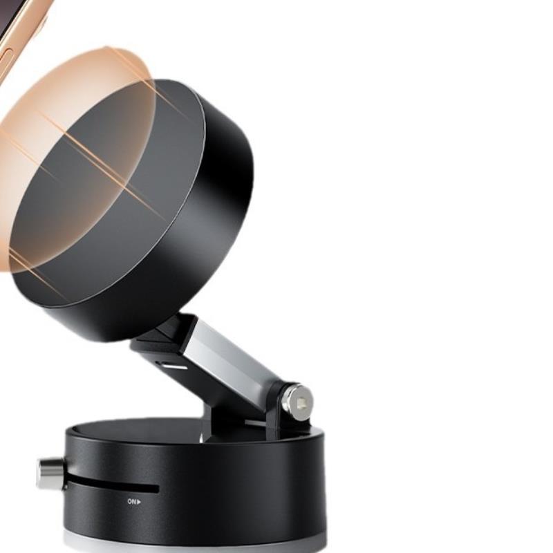 源头工厂迷你折叠车载支架真空吸盘汽车导航支架家居磁吸懒人手机 - 图2