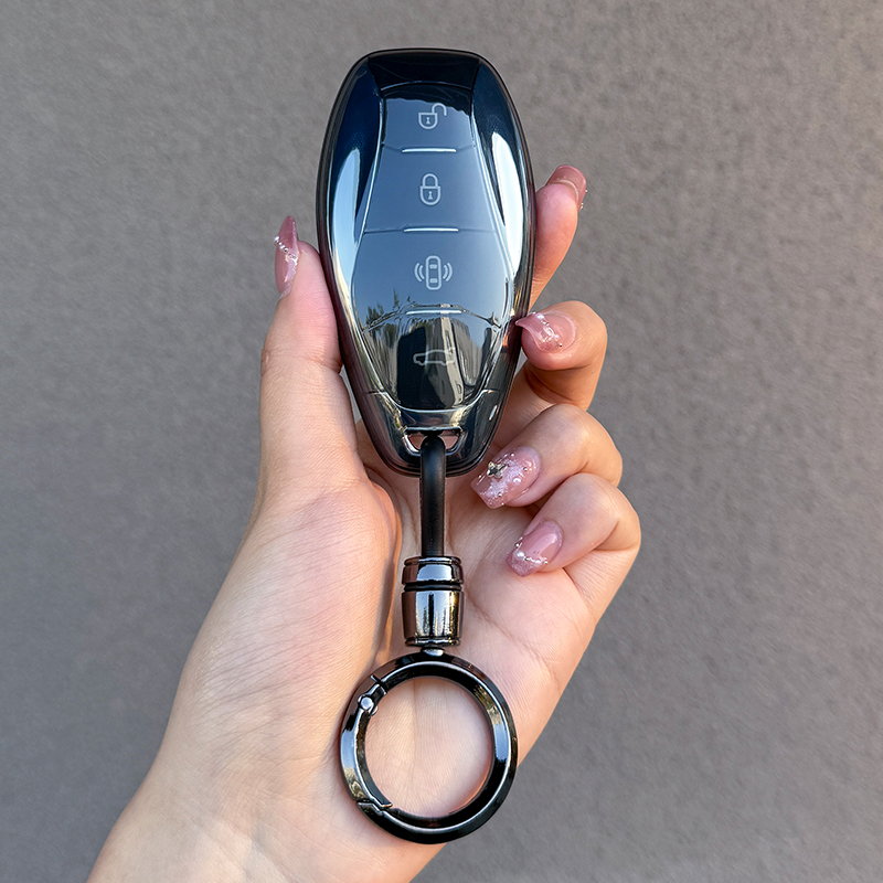 红旗HS5钥匙套HS3车扣H5/H6保护壳H9包HS7天工08新HQ9/EH7男女士 - 图3