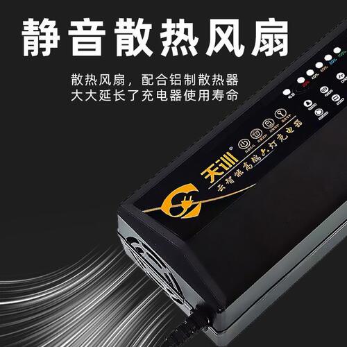 电动车电瓶车充电器自动断电二轮三轮48V60V72V20A铅酸电池通用 - 图2