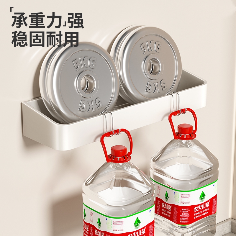 不锈钢厨房家用置物架组合套装调味瓶罐收纳盒壁挂调料盒密封防潮 - 图2