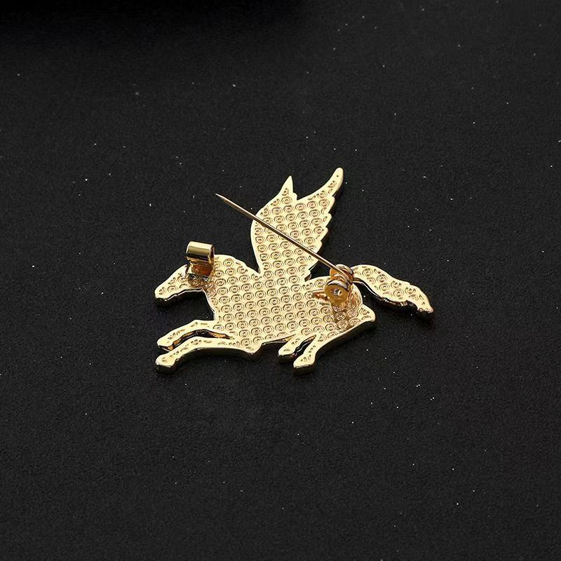 设计感创意立体生肖马胸针 小众动物衣服别针卡通独角兽胸花配饰,淘宝优惠券,粉丝福利购,淘宝优惠卷