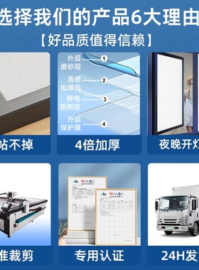 窗户磨砂贴纸透光不透明卫生间防走光防窥视贴膜玻璃膜遮光厨房