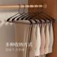 High-end solid wood iron art wide-shouldered large clothes hanger with support light luxury high-end wardrobe special clothes hanger for wedding suit shooting