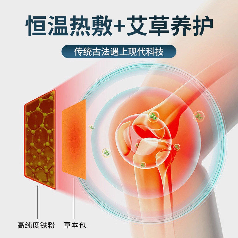 氨糖暖膝贴护膝贴艾草热敷蒸汽自发热保暖贴关节膝盖贴艾灸贴热灸,淘宝优惠券,粉丝福利购,淘宝优惠卷