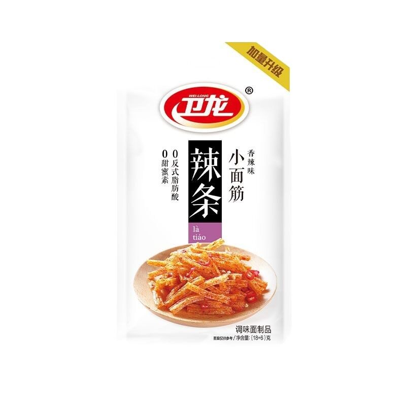 卫龙小面筋24g/包解馋经典辣条小包装网红怀旧零食休闲食品爆款