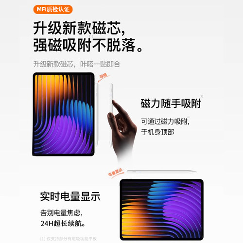 适用小米平板手写笔触控笔pad7焦点电容笔6spro电脑7pro触屏笔6pro红米redmipad/SEpencil三代6max手机5平替4 - 图3