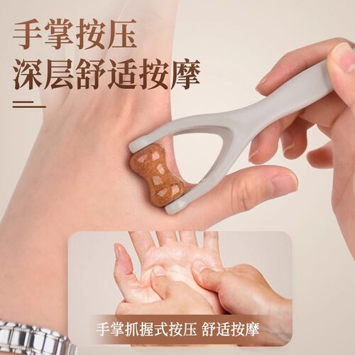 手指按摩器砭石滚轮按摩夹手部关节经络疏通变细变长刮神器穴位 - 图2