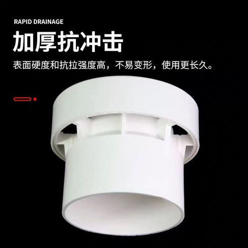 pvc吸气阀排水气管自动防虫蛇排气防老鼠50换气阀多功能雨帽管件 - 图1