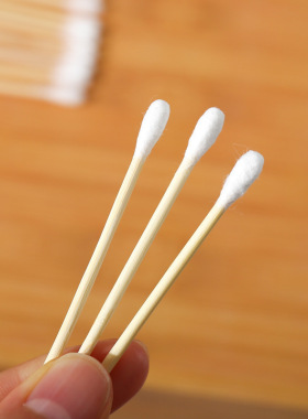 【4包400根】一次性清洁化妆棉签2包
