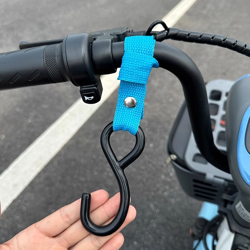 电动车挂钩钩不锈钢金属勾电瓶车神器摩托车通用前置专用强力承重 - 图1