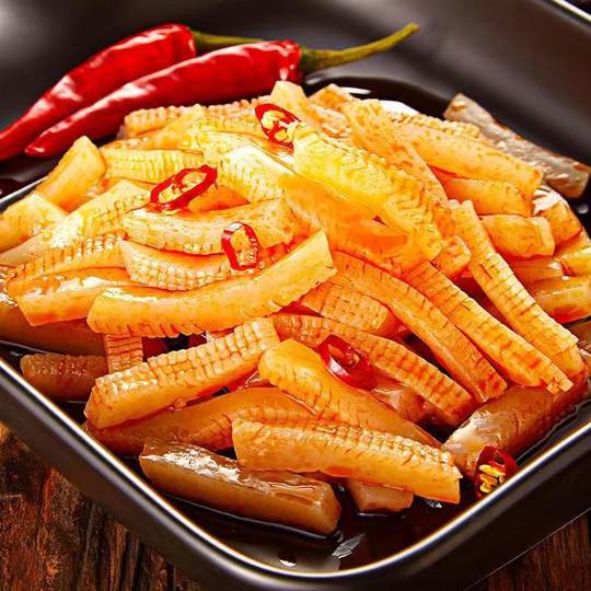 Crispy konjac vegetarian tripe snacks konjac silk snacks casual spicy taro food snacks internet celebrity hot wholesale
