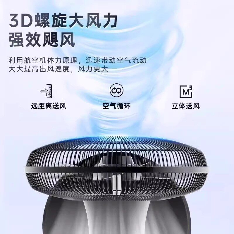 骆驼电风扇家用强力风扇宿舍小型电扇遥控音静落地扇新款循环换新