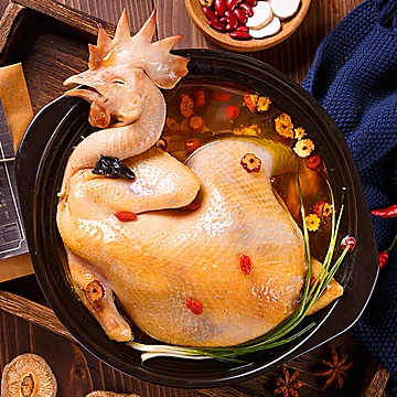 叠金币57元！大别山散养老母鸡1200g*2只[35元优惠券]-寻折猪